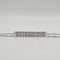 Bracelet Bracelet or blanc serti de diamants naturels 58 Facettes