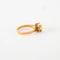Bague 56.5 Bague en or jaune, diamants & perle 58 Facettes