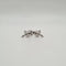 Boucles d'oreilles Boucles d'oreilles fleurs or blanc diamants 58 Facettes