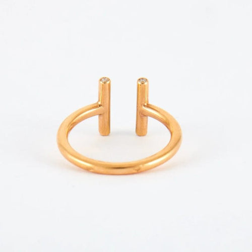 Bague 55 Bague ouverte Diamants 58 Facettes