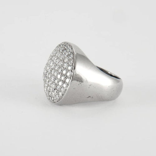 Bague 54 Bague en Or Blanc & diamants 58 Facettes