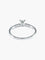 Bague 53.5 Bague - Solitaire en or gris et diamant 0,2 ct 58 Facettes 412 50088