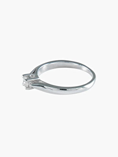 Bague 54 Bague solitaire en or blanc et diamant 0,40 ct 58 Facettes 412 00219