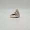 Bague 52.5 Bague cœur or blanc sertie de diamants naturels 58 Facettes