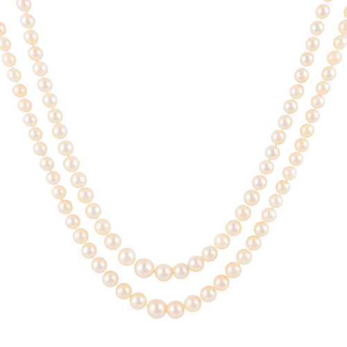 Collier Collier de Perles double rang 58 Facettes 1
