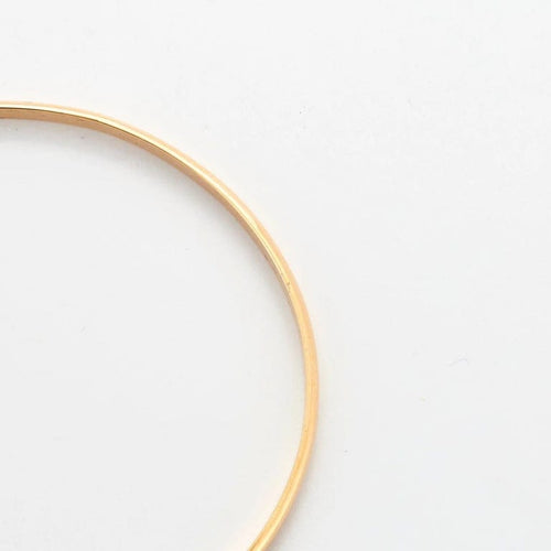 Bracelet Bracelet Demi-jonc plat or jaune 58 Facettes