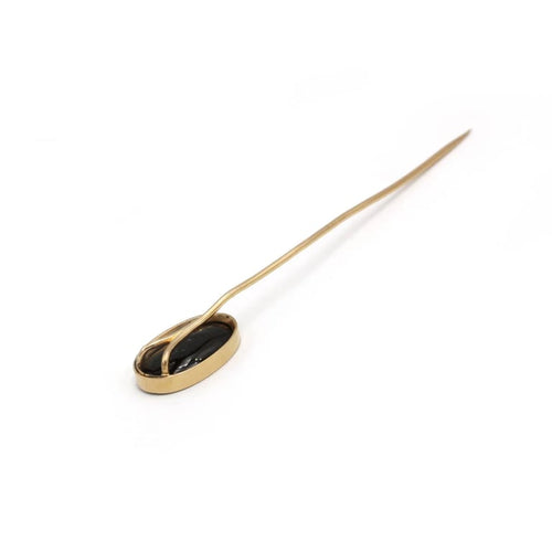 Broche Epingle - Or & Email 58 Facettes 250378R