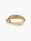 Bague 54 Alliance demi-tour entrelacée en or jaune et diamants 58 Facettes 402 50014