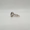 Bague 53 Bague or blanc sertie de diamants ronds et baguettes 58 Facettes