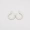 Boucles d'oreilles Créoles en Or blanc &  diamants 58 Facettes