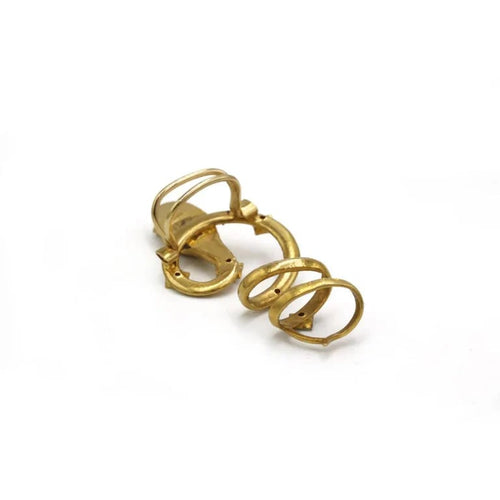 Serre Foulard Serpent - Or jaune, Diamant & Rubis 58 Facettes 250382R