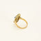 Bague 54 Bague en or jaune, or gris, saphir et diamants 58 Facettes 58FC162
