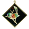 Pendentif Pendentif - Or jaune 18 carats, onyx et oiseau émaillé 58 Facettes 1909