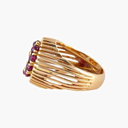 Bague 51 Bague Perle et Grenats 58 Facettes