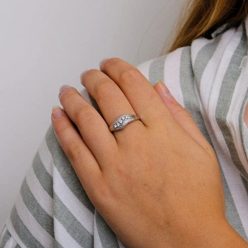 Bague 60 Bague Jonc Diamants 58 Facettes
