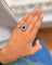 Bague 50 Bague Marguerite art déco en or jaune et saphirs et diamants 58 Facettes