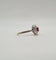 Bague 51 Bague or blanc sertie d’un rubis et diamants anciens 58 Facettes
