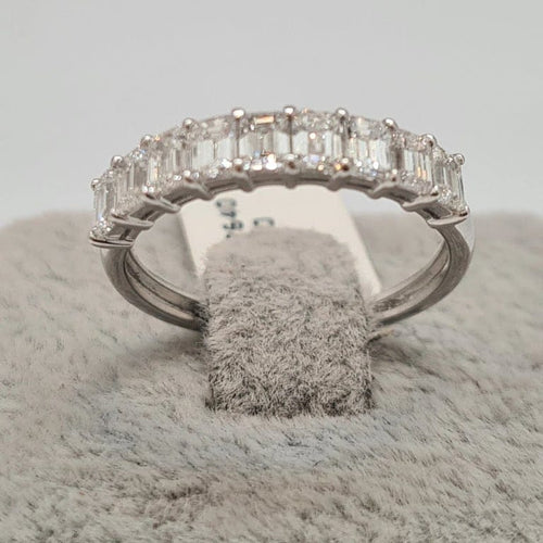 Bague 51 Bague en Or blanc & diamants 58 Facettes