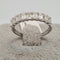 Bague 51 Bague en Or blanc & diamants 58 Facettes