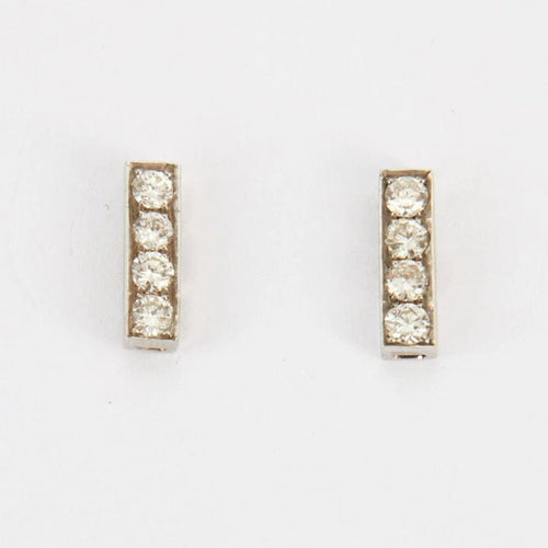 Boucles d'oreilles Boucles d'oreilles en Or blanc & diamants 58 Facettes