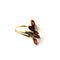 Bague 48 Bague or jaune grenats diamants 58 Facettes 3458