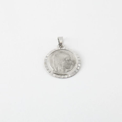 Pendentif Pendentif en or blanc 58 Facettes