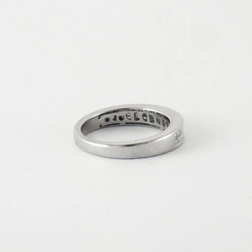 Bague 54.5 Bague Or blanc 18 Diamants 58 Facettes