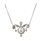 Collier Collier Art Déco en or blanc 18k et diamants 58 Facettes