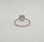 Bague 53 Bague or blanc sertie de diamants baguettes 58 Facettes