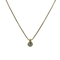 Collier Collier chaîne serpent et pendentif bicolore en or 14 carats avec diamant 58 Facettes 2036