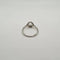 Bague 58 Bague or blanc sertie d'un diamant 58 Facettes