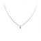 Collier Collier pendentif en or blanc 750‰ et diamant 58 Facettes 250210R