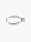 Bague 53.5 Bague - Solitaire en or gris et diamant 0,2 ct 58 Facettes 412 50088