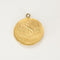 Pendentif Pendentif médaille du zodiaque, or jaune et or gris et diamants 58 Facettes BOU0484