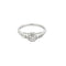 Bague 54 Bague - Solitaire diamant 1 ct en or blanc 18k et diamants 58 Facettes LJ25