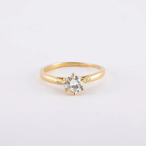 Bague 64.5 Bague Solitaire Diamant 1.00 carat 58 Facettes 220534R