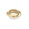 Bague 59 Cartier - Bague Trinity vintage en or trois couleurs 18k 58 Facettes DADB-08