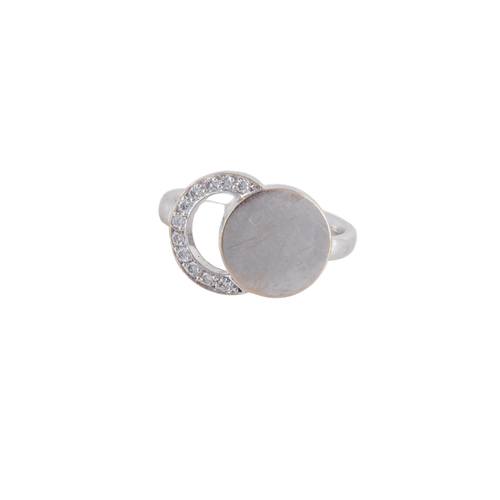 Bague 47 Bague Double cercle Diamants 58 Facettes FM106
