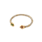 Bracelet Bracelet torque en or jaune 18k et rubis, émeraudes 58 Facettes ALGU15