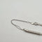 Bracelet Bracelet or blanc serti de diamants naturels 58 Facettes