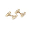 Boutons de manchette Boutons de Manchettes Or 58 Facettes 230324R