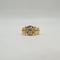 Bague 54 Bague or jaune 18 carats sertie de diamants 58 Facettes