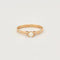 Bague 55 Bague solitaire Or jaune Diamant 58 Facettes