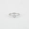 Bague 53 Bague Or blanc Diamants 58 Facettes