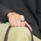 Bague 56.5 Bague en Or blanc 18k diamants et saphirs 58 Facettes PER0149