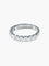 Bague 55.5 Alliance - Bague demi-tour en or blanc et diamants 58 Facettes 404 50034
