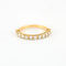 Bague 52 Bague Or jaune pavage Diamants 58 Facettes