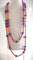 Collier Grand collier sautoir corail ancien méditerranéen et perles d'améthyste 58 Facettes