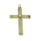 Pendentif Croix - Pendentif en or jaune 14 carats avec diamant brillant 58 Facettes 1966