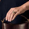 Bague 54.5 Bague navette en or jaune et or blanc 18K avec diamants 58 Facettes 58FC156